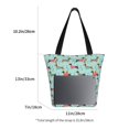 thumbnail image 3 of Salouo Christmas Dachshund for Shoppers Tote for Women Foldable Handbags with Big Capacity Casual One-Shoulder Shopping Bag Hobo Bags Fit for Office/Shopping/Park, 3 of 6