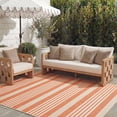 thumbnail image 4 of Safavieh Courtyard Caroline Striped Indoor/Outdoor Area Rug, Terracotta/Beige, 8' x 10', 4 of 15