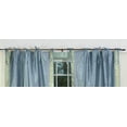 thumbnail image 2 of Lined-Gray  Tie Top  Sheer Sari Cafe Curtain Drape Panel  - 43W x 36L - Pair, 2 of 2