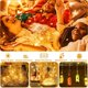 thumbnail image 4 of 12 Piezas Cadena de Luces LED para Botellas Blanco Cálido, 2m 20 Luces LED para Botellas Decoración de Luz de Alambre de Cobre para Halloween, Navidad, Fiesta, Boda, Jardín, 4 of 5