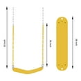 thumbnail image 2 of KINSPORY Outdoor Playground Swing Seat Set with 66-Inch Coated Iron Chain, Snap Hooks, and Hanging Straps, 2 of 6