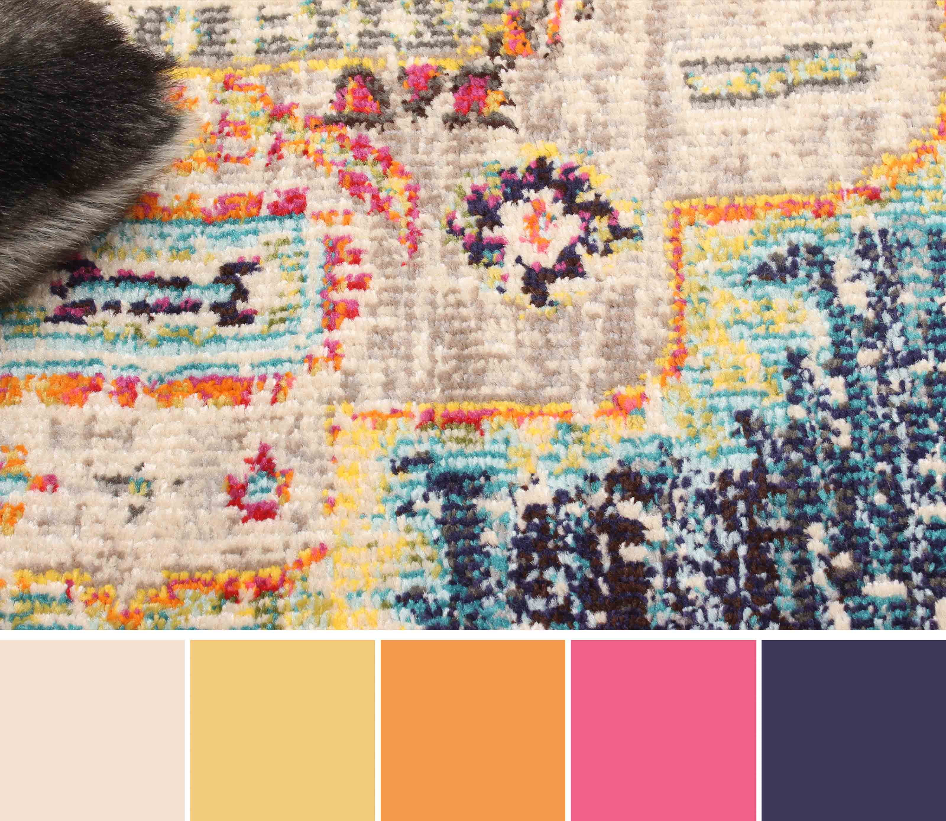 ECARPET Aldora Traditional Area Rug for Living Room, Bedroom, Dining Entrance, Hallway and More