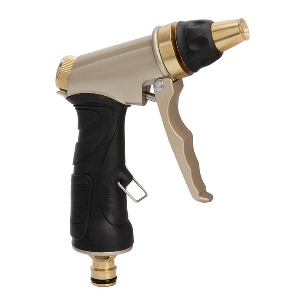 Pistola rociadora para manguera de jardín, 1 boquilla para manguera de agua, boquilla rociadora de limpieza para manguera de alta presión, alta presión