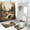 Pattern-1, variant on Rustic Cabin 4 Pieces Shower Curtain Set with Non-Slip Rug Funny Bear Forest on Brown Wooden Board with Toilet Lid Cover and Bath Mat, Waterproof Shower Curtain with 12 Hooks, 72x72 Inch