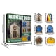 thumbnail image 3 of 6 piezas miniatura puerta de hadas paisaje de madera casa de muñecas jardín escultura decoración, 3 of 4