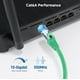 thumbnail image 4 of Cable Ethernet Matters Cat 6A, 10 Gbps, 30 m, blindado, verde, 4 of 8