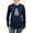 Navy, variant on CafePress - Pi Sigma Epsilon Colored Crest Long Sleeve T Shirt - Women's Long Sleeve Graphic Tee Casual Fit