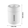 thumbnail image 3 of FastXmas Portable Mini Humidifier USB Desktop Cool Mist Humidifier With Changing Night Light Large Mist Volume Quiet & Small Humidifier For Car Home Office Bedroom, 3 of 8
