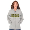 thumbnail image 3 of Vegan Waffle House Funny Sarcastic Zip Up Hoodie Men's Women's Brisco Brands S, 3 of 6
