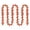 C004- Style D, variant on Purple Tinsel Halloween Garland, Fall Garland for Mantle, Outdoor Halloween Decorations, Halloween Party Decorations, Adorned with Bright Orange Mini Pumpkin Details for Mantel,