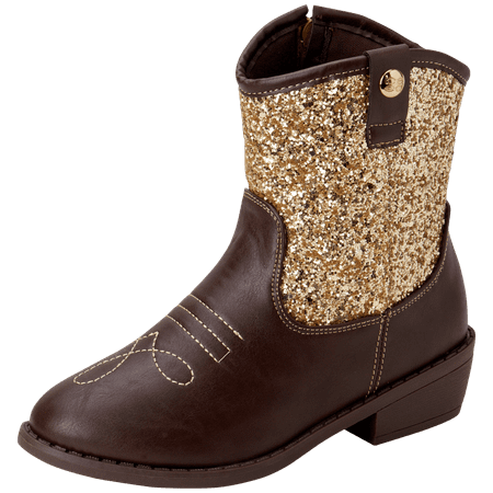 

bebe Girls Boots - Western Cowboy Boots with Glitter (Toddler/Girl)
