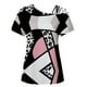 thumbnail image 4 of Camiseta sin tirantes con estampado de amor de manga corta y cuello redondo de verano para mujer Blusas OAVQHLG3B Store  lin121212, 4 of 5