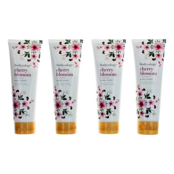 Cherry Blossom by Bodycology, 4 Pack 8oz Moisturizing Body Cream women