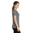 thumbnail image 3 of Port Company Ladies Performance Blend Neck Tee-4XL (Medium Grey), 3 of 6