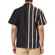 thumbnail image 3 of CAMISAS DE HOMBRE CORTAS DE VERANO DE ALGODÓN PATCHWORK CON BOTONES M NEGRO BEIGE, 3 of 6
