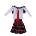 thumbnail image 1 of Mini Lindo Uniforme Escolar 1/6 Sunnimix Uniforme escolar de muñecas, 1 of 8