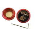 thumbnail image 4 of Langgg Porte-Craie de Queue de Billard Mini Outil Pratique en Métal Or Rouge 3.5x2.4cm, 4 of 6