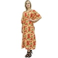 thumbnail image 3 of Bimba Women's Floral Maxi Long Kaftan Cotton Coverup Bridesmaid Caftan Dress-12, 3 of 5