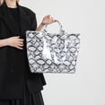 thumbnail image 1 of Bolso de PU para mujer, elegante bolso de muñeca con estampado de serpiente, bolso de compras para exteriores, bolso de viaje., 1 of 9