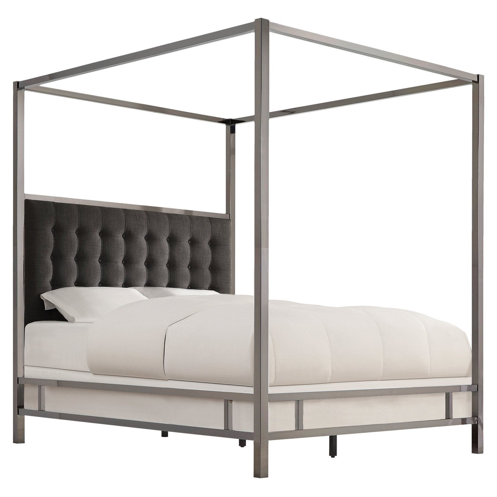 Weston Home Umberton Square Tufted Canopy Bed