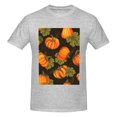 thumbnail image 4 of Bingfone Orange Pumpkin Men'S Loose Fit Short-Sleeve Pocket T-Shirt, 4 of 7