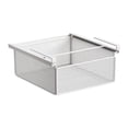 thumbnail image 1 of Organizador de cajones para debajo de escritorios, armario, dormitorio, cesta de almacenamiento deslizante para debajo de estantes Blanco, 1 of 9