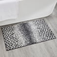 thumbnail image 3 of Better Trends Bath Rug Set 3 Piece Bath Mat Non Slip Micro Polyester Bathroom Floor Set, Shower, Tub, Casablanca Collection – (Gray), 3 of 7