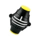 thumbnail image 5 of Identificador de pelotas de golf, accesorios portátiles, revestimiento de pelota de golf, triple línea Amarillo negro, 5 of 9