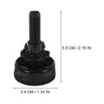 thumbnail image 2 of FENGGUIQU 6Ud Niveladores Ajustables Para Muebles Con Patas De Tornillo Y Base Antideslizante Color Negro, 2 of 8