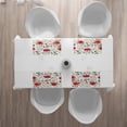 thumbnail image 3 of Ambesonne Floral Place Mats Set of 4, Christmas Flowers Buds, Standard Size, Pink Green White, 3 of 4