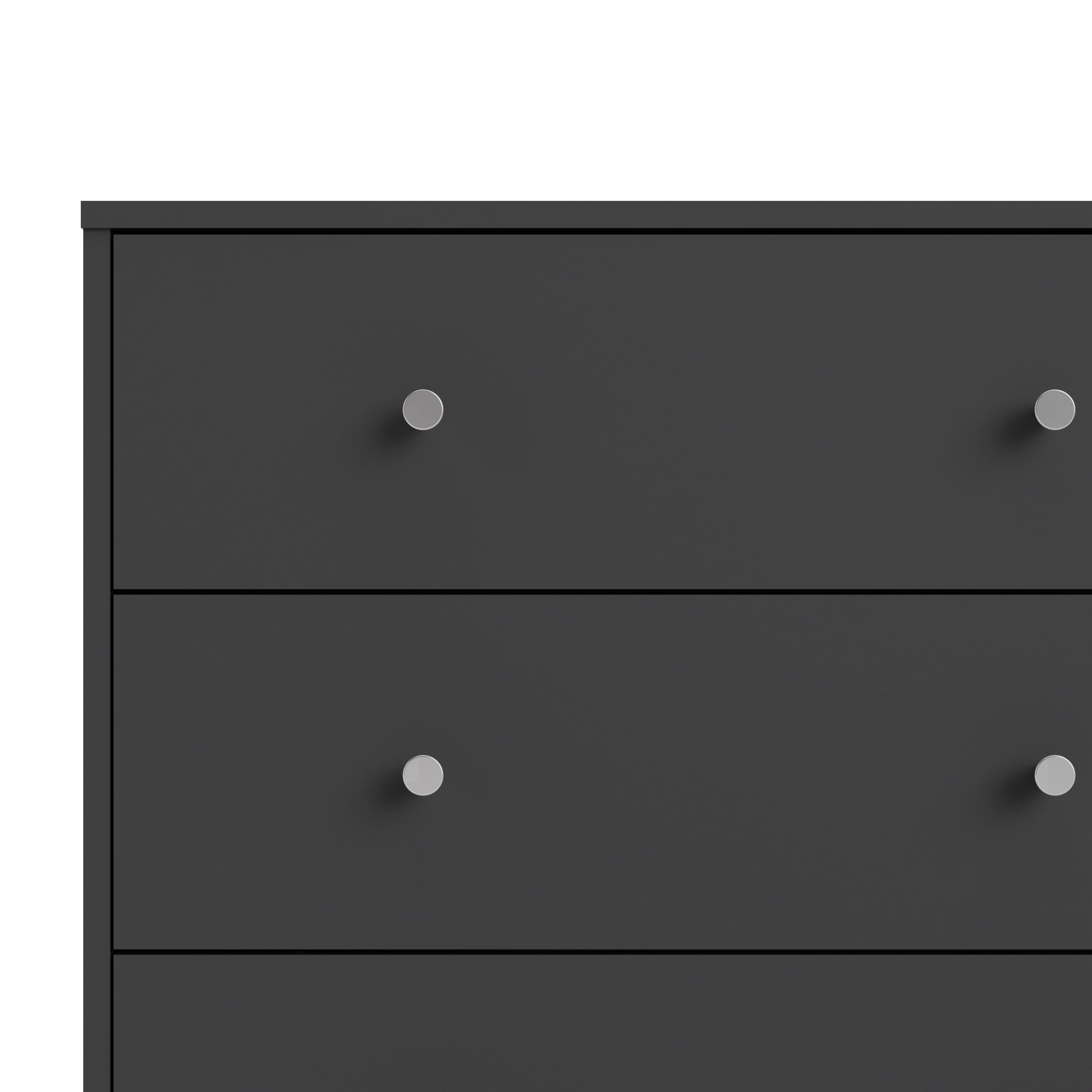Studio 6 Drawer Double Dresser, Grey