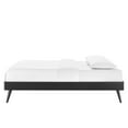thumbnail image 6 of Platform Bed Frame, King Size, Wood, Black, Modern Contemporary Urban Design, Bedroom Master Guest Suite, 6 of 7