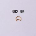 thumbnail image 1 of Anillo cerrado de acero inoxidable de 16 g con forma de gota de agua y luna creativa para perforación de oreja y nariz, joyería para el hueso de la oreja, 1 of 6