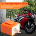 thumbnail image 3 of Relé Intermitente Con Indicador LED Ajustable Velocidad 2 Pines para Motocicleta, 3 of 6