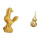 thumbnail image 5 of Escultura de pollo,Escultura de pollo,decoración del hogar,figura de gallo,Figura decorativa de gallo,estatua de resina animal,Escultura de tortuga marina,Estatua de calabaza de latón de 7 cm, 5 of 8