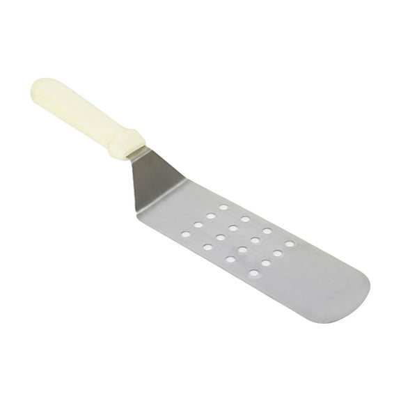 Excellante 8.5" x 3" x 15" flexible turner, perforated with plastic handle, comes in each