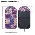 thumbnail image 7 of Uourmeti Watercolor Floral Car Seat Cover Towel, Microfiber Terry Cloth, Anti Slip Machine Washable for Cars, Vans and SUVs, 7 of 7