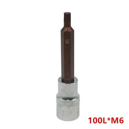 

1PC 1/2inch Alloy Torx Screwdriver Bit 12 Point Socket Bits M5- M12 55/100mm