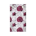 thumbnail image 1 of Vintage Rose Hanging Pocket Organizer, Continuous Feminine Flowers on Polka Dots Background, Printed Polyester Storage Bag with Pockets, 9" x 16", Pale Pink Raspberry, 1 of 2