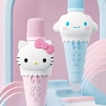 thumbnail image 2 of Sanrio Hello Kitty Cinnamoroll Microphones Singing Machine New Cute Girl Heart Intelligent Portable Wireless Bluetooth Karaoke, 2 of 7