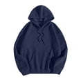 thumbnail image 6 of Angel Hoodie Women Navy Women's Embroidered Wing Hoodie Minimalist Winter Top Womens Sweatshirt M, 6 of 6