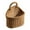style2, variant on Hanging Woven Storage Basket, Artificial Wicker Storage Basket Portable Flower Plants Fruit Basket, Wall Mounted Storage Basket for Home Garden Farmhouse