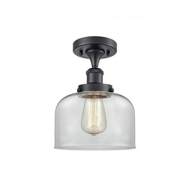 Innovations Lighting - Large Bell-1 Light Semi-Flush Mount in Industrial Style-8