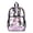Bow Daisy Axolotl, variant on Clear Backpack 17 Inch, Heavy Duty Fabric & PVC Transparent Bookbag for Boys Girls, Lion Confetti Print See Through Backpack for School and Security
