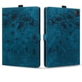 thumbnail image 2 of FJLBDE Case for Kindle Fire HD 8 (8th/7th/6th/5th Gen, 2015/2016/2017/2018) with Stand, Card Slot, Embossed Cat PU Leather Cover, Blue, 2 of 7