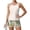 Dark Green, variant on Women's Tropical Hawaiian Tankini Swimsuit Modest Tummy Control Bathing Suits Blouson Swimsuit Tankini Top and Boyshorts