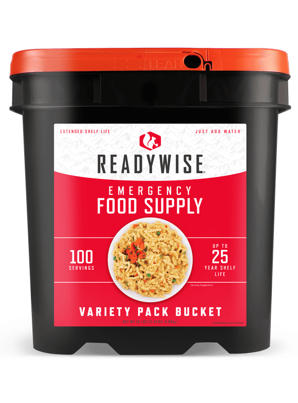 ReadyWise 100 Serving Emergency Food Supply Bucket