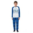 thumbnail image 5 of LuLiaMenton Matching Family Hanukkah Pajamas, Happy Hanukkah Gnomes Long Sleeve Blue Plaid Pants, 5 of 6