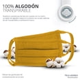 thumbnail image 4 of Cubrebocas Tela Jiuyu 120pz Amarillo Mostaza, 4 of 8