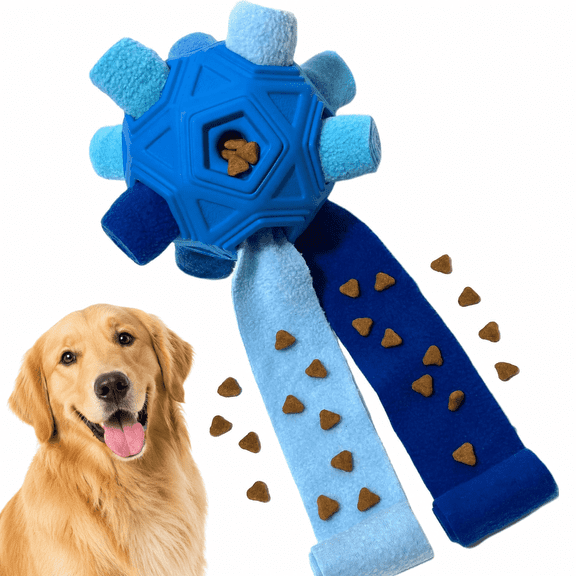 Snuffle Mat for Dogs, Dog Puzzle Toy, Puppy Enrichment Toys, Interactive Dog Toys, Dog Brain Stimulation Toys, Puzzle Toys for Puppies, Slow Feeder Foraging Ball for Small Medium Large Dogs